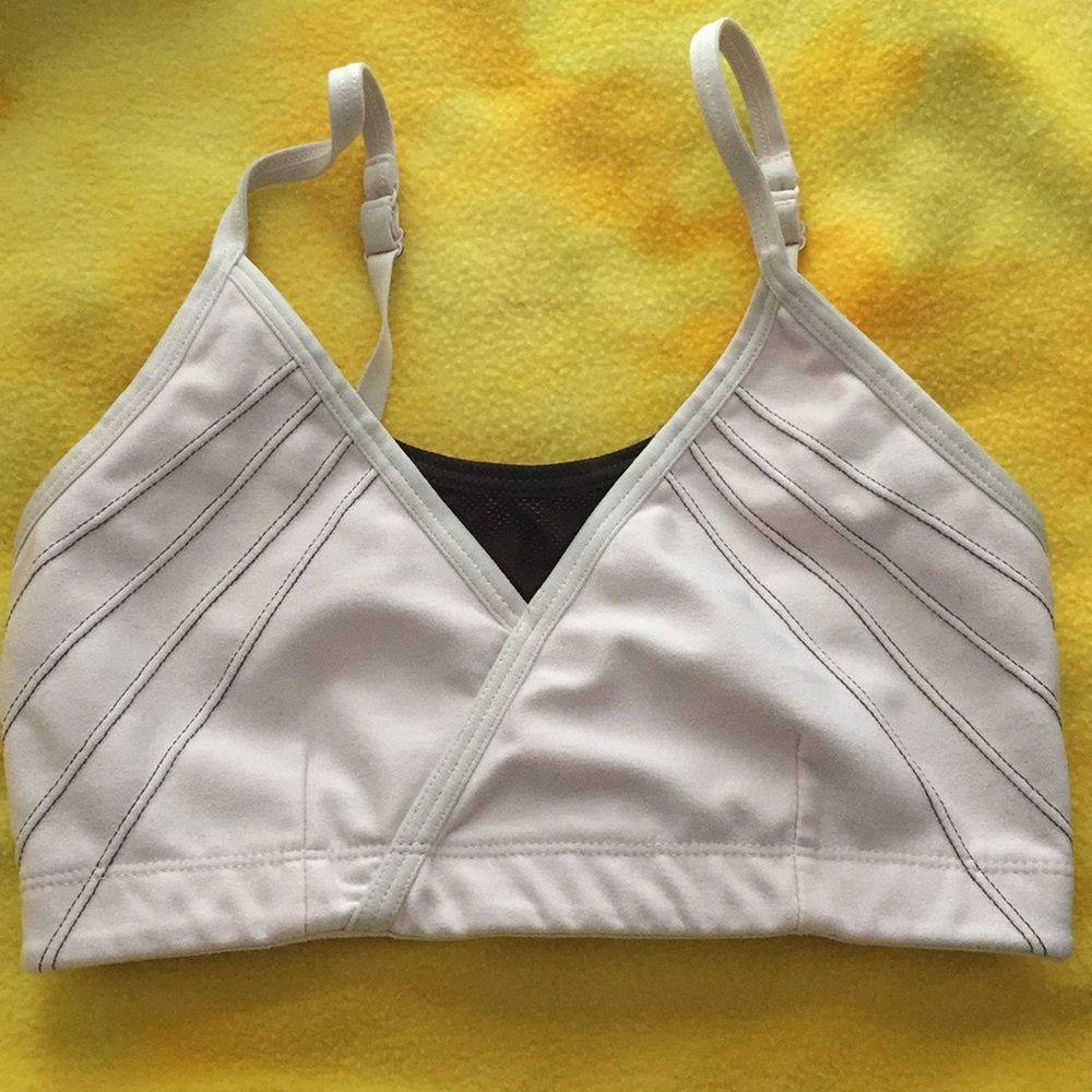 Nike dri fit rosy sports bra mesh panel tennis bra